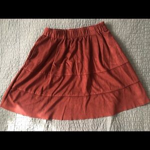 Noisy May Faux Suede Skirt